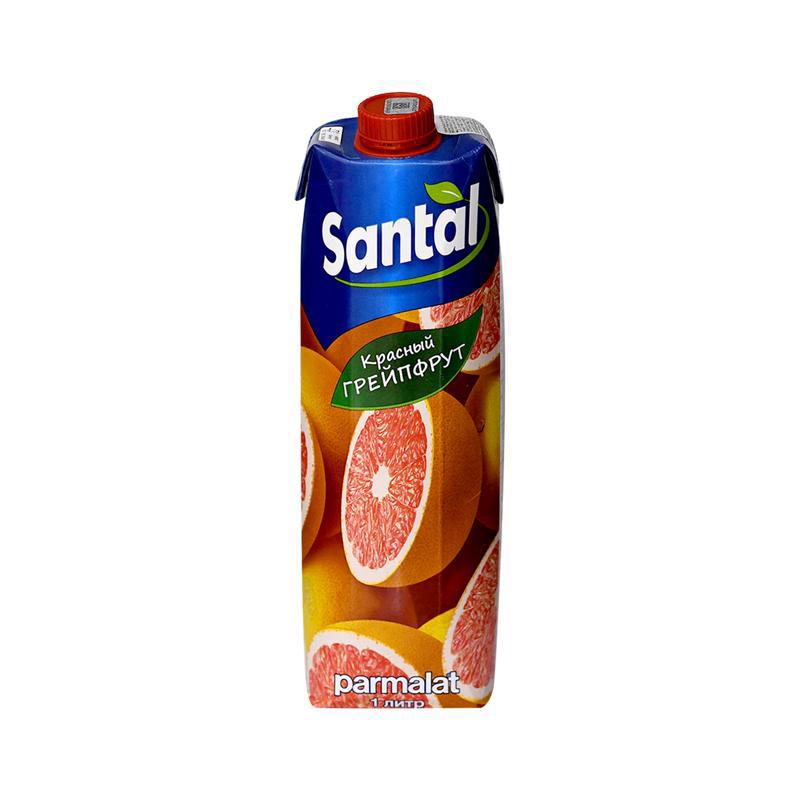 Juice drink "Santal" red grapefruit 1l