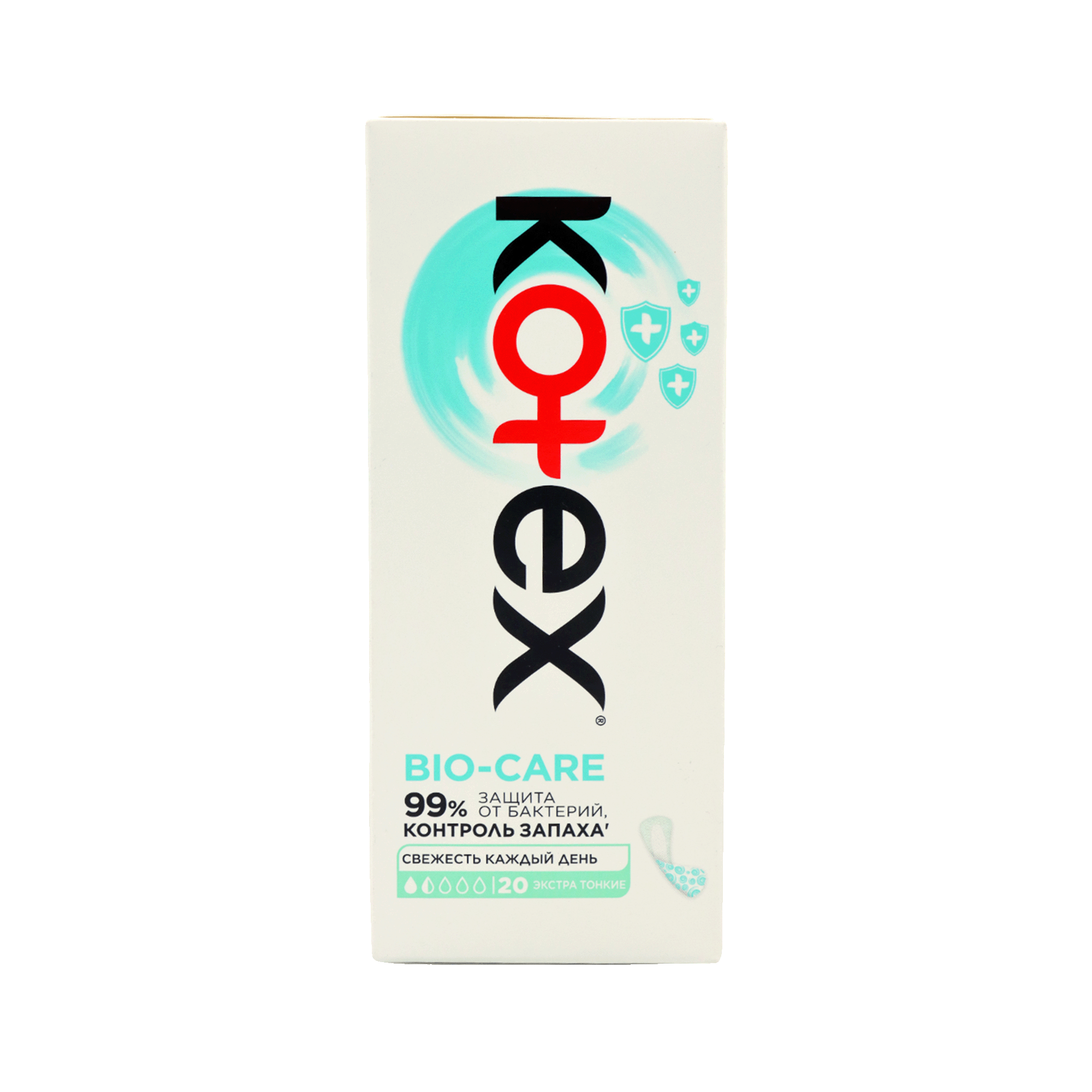 Daily pads "Kotex" Bio-Care, extra thin 20pcs
