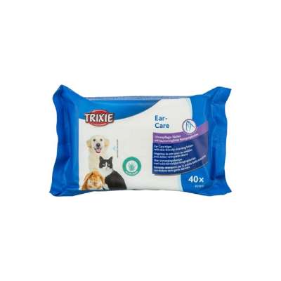 Trixie ականջի խնամքի անձեռոցիկներ, 40 հատ։