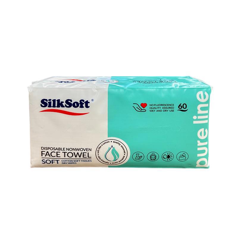 Միանգամյա օգտագործան դեմքի սրբիչ «Սիլկ Սոֆթ»60հտ
