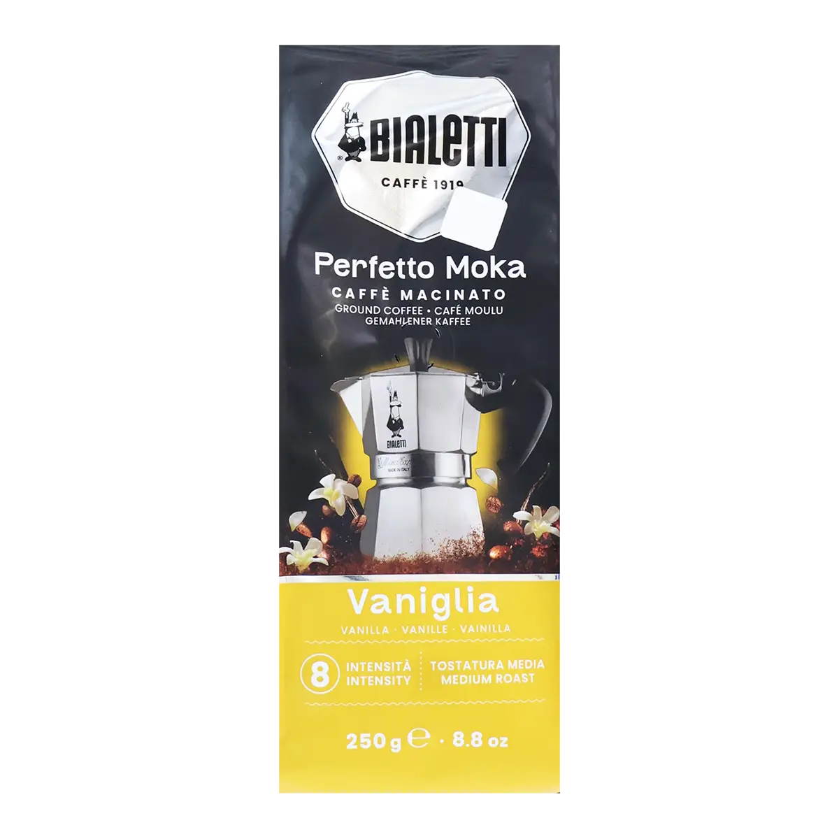 Ground coffee "Bialetti Perfetto Moka Vaniglia" 250g