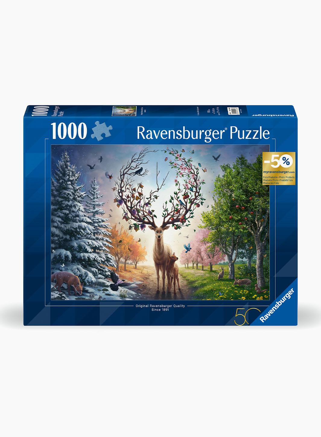 Ravensburger Փազլ «Կախարդական եղնիկ» 1000 կտ.