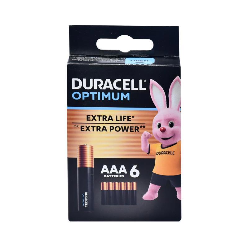 Batteries "Duracell" Optimum AAA 1.5V 6pcs