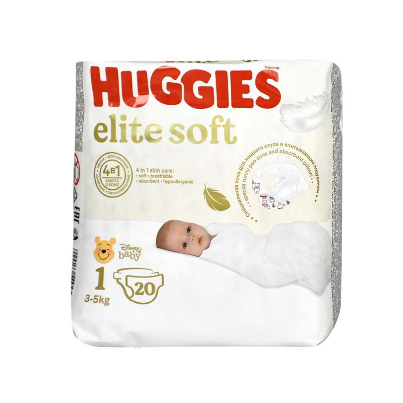 Подг. Huggies Elite Soft 1 3-5кг 20шт