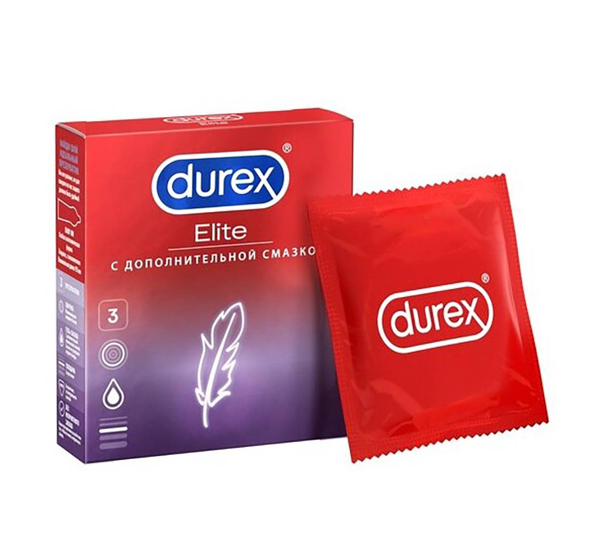 Candoms "Durex Elite" 3pcs