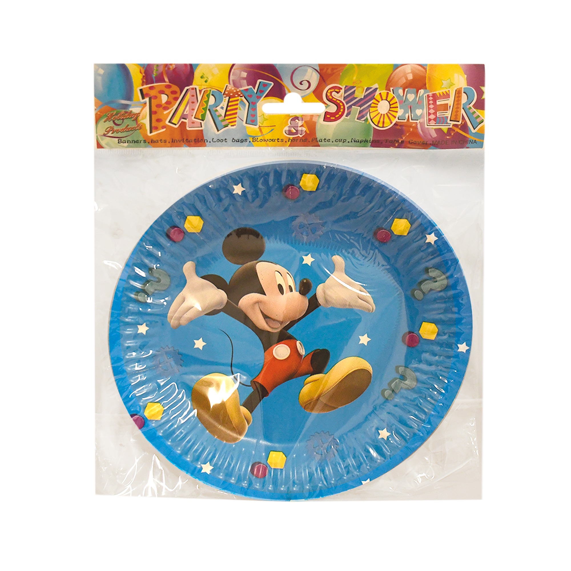 Paper plates "Mickey Mouse" small 10pcs