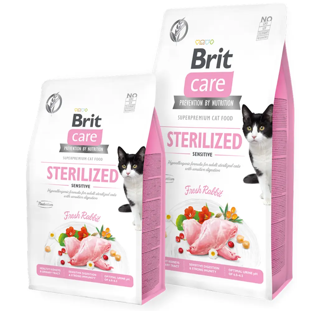 Brit ստերջացվածների / Brit care cat sterilized rabbit 1կգ