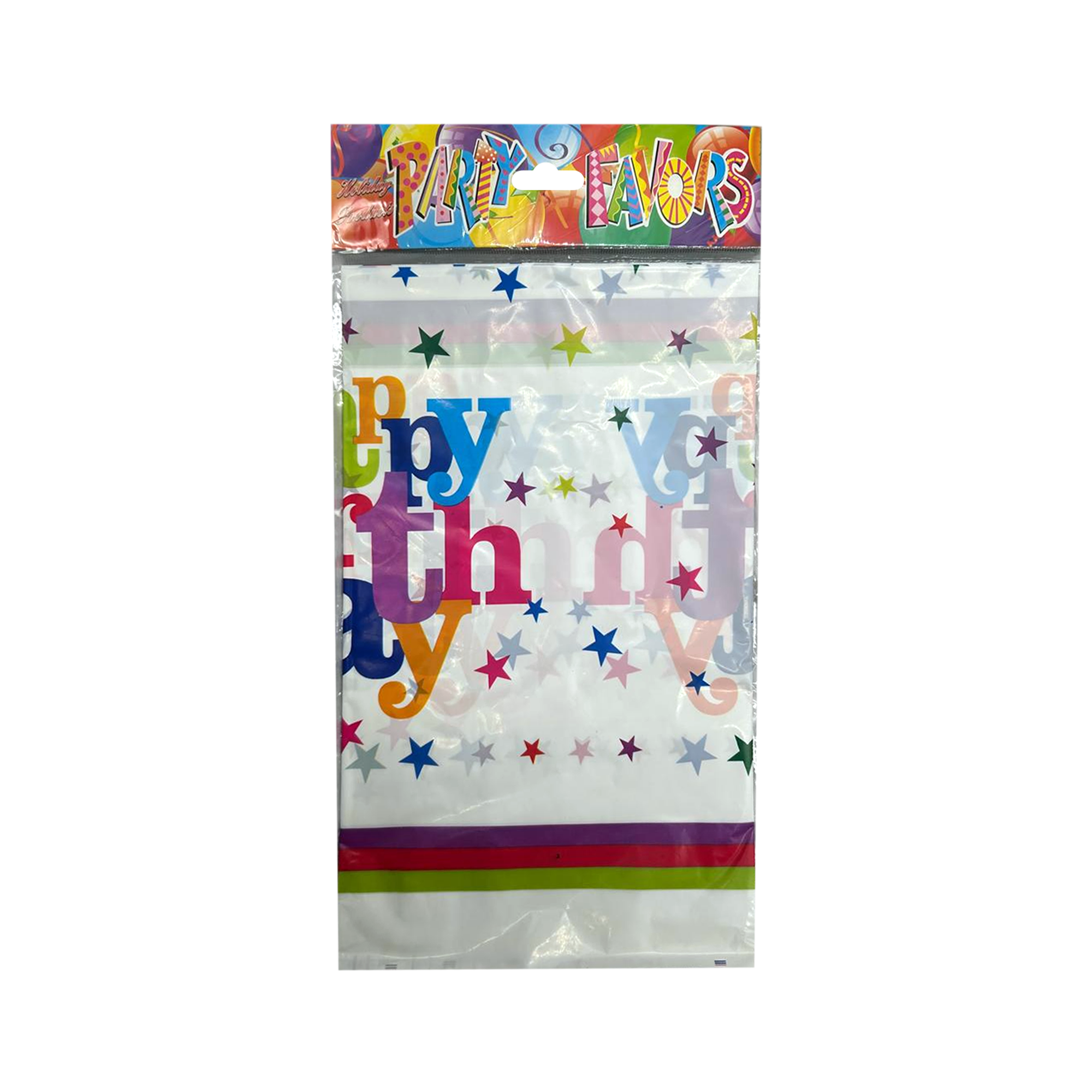 Festive oilcloth "Happy Birthday" 108x180cm