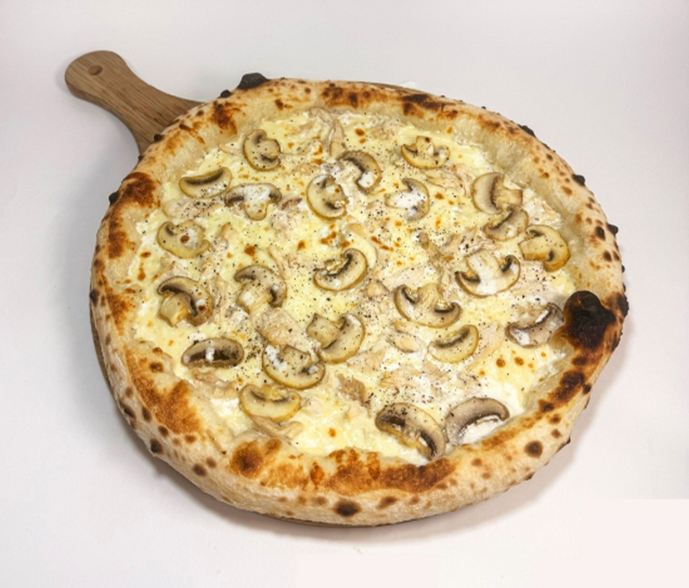 Chicken and Mushroom Pizza