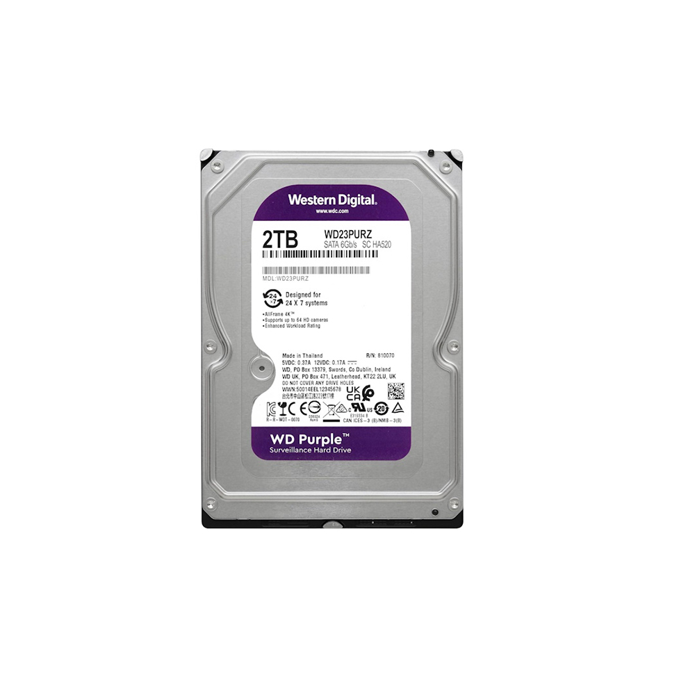 Կոշտ սկավառակ 2TB Western Digital WD23PURZ