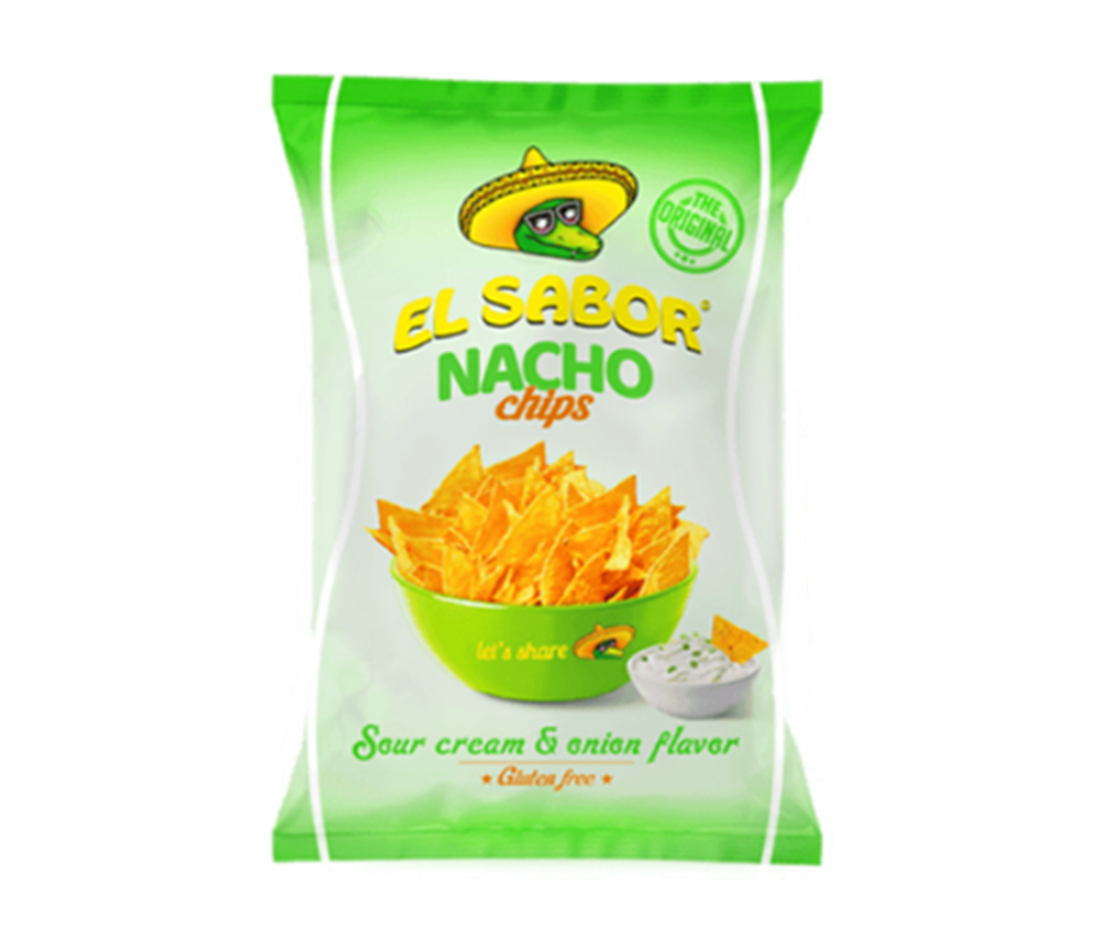 Чипсы Эль Сабор Сметана и Лук без глютена 100 г