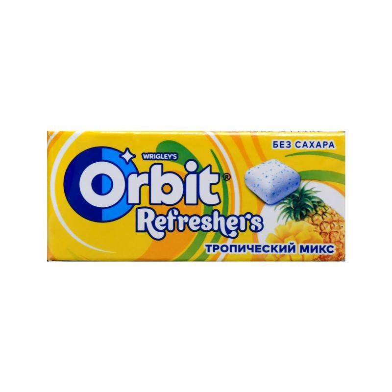 Chewing gum "Orbit" Refreshers, tropical mix, sugar free 16g