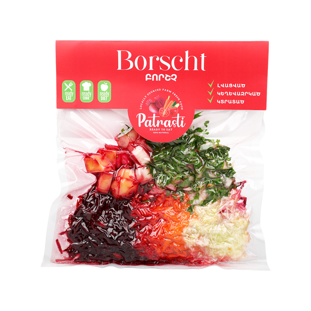 Sliced vegetable "Patrasti" borsch 570g