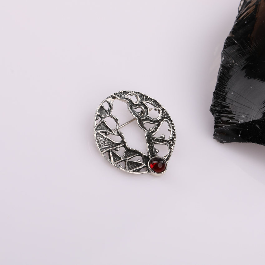Արծաթե կախազարդ Նռան հյութ Kara Silver