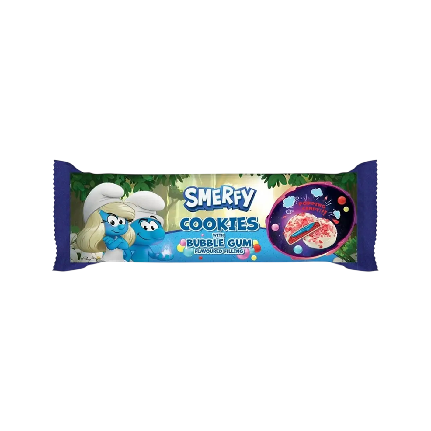 Печенье Smurfs вз.кар.и бабл гам 96г