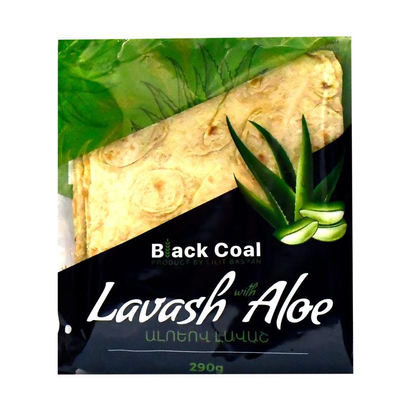 Лаваш Black Coal с алоэ 290г