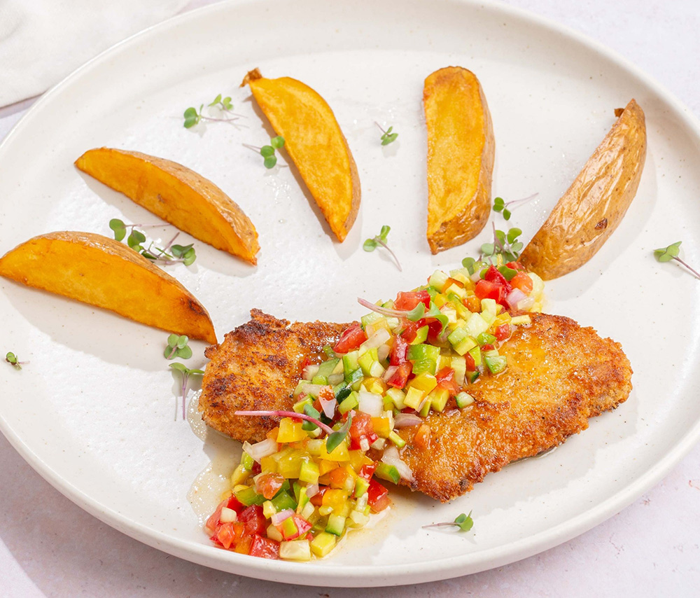 Հավի կրծքամիս մանգոյի սոուսով