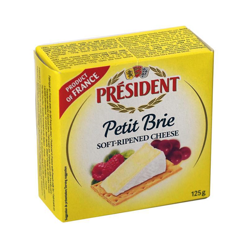 Сыр бри "Президент" мягкий ж/б 125г