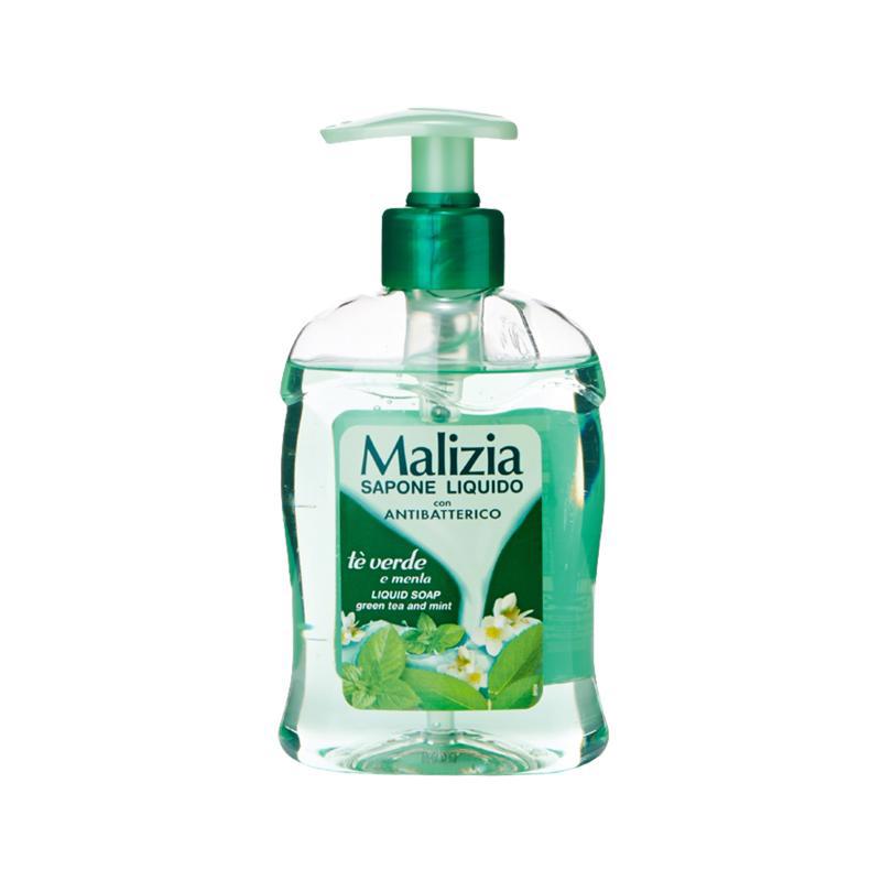 Liquid soap "Malizia" green tea and mint 300ml