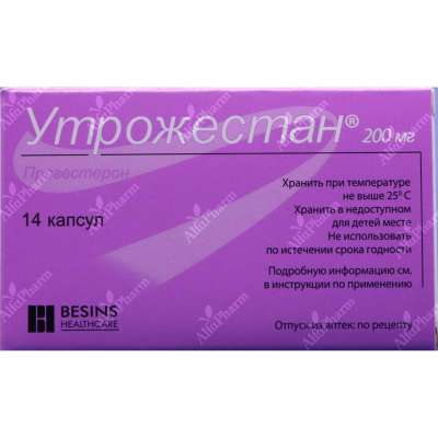Ուտրոժեստան դպճ 200մգ x 14