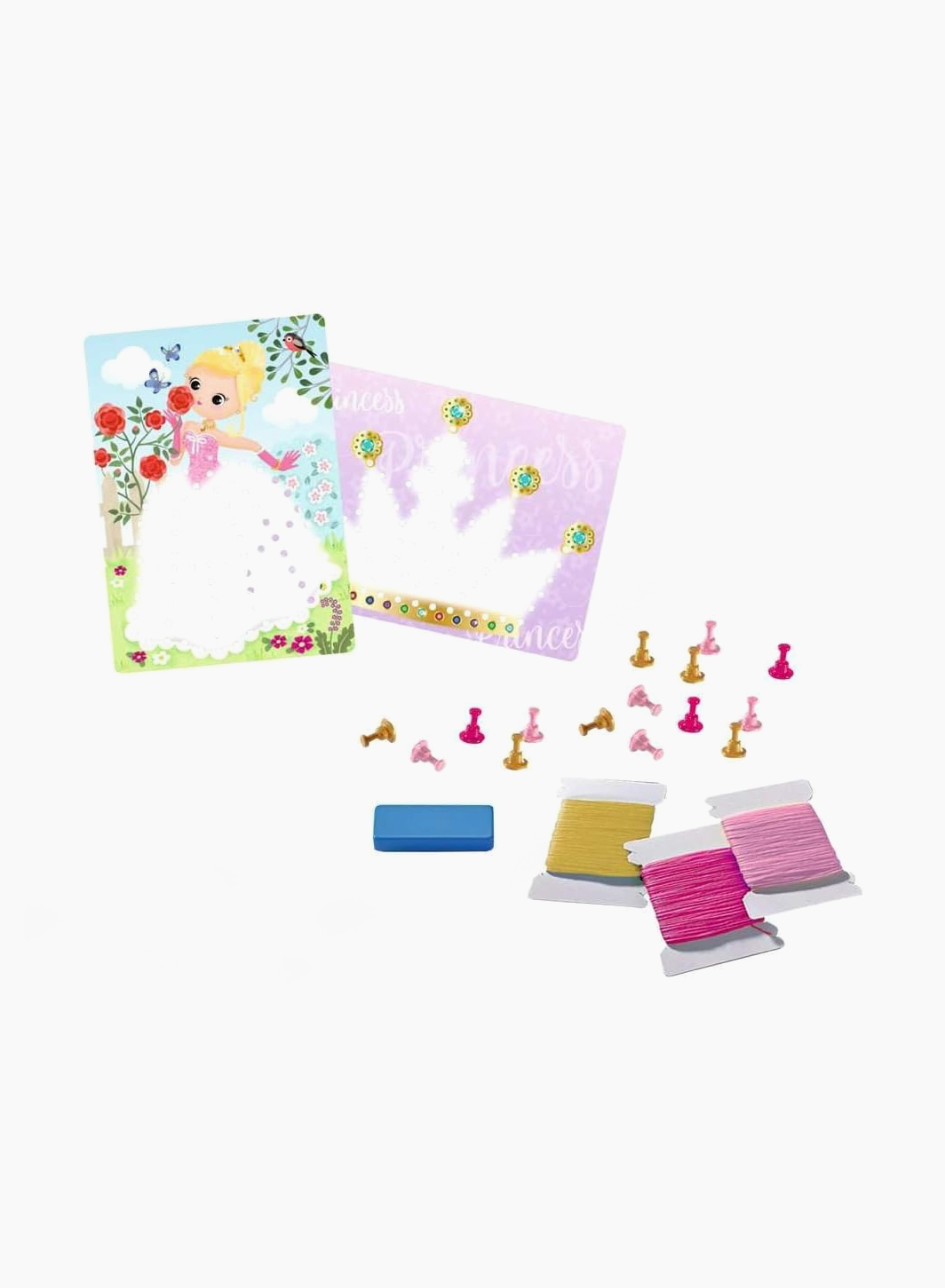 Ravensburger Կրեատիվ նկարներ թելերով «Արքայադուստրը և թագը»