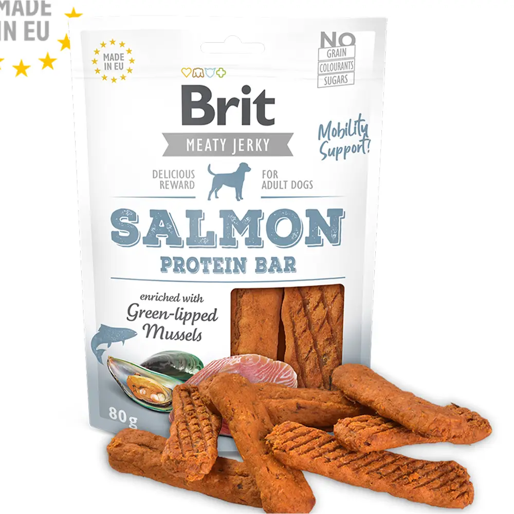 Սնեք / Brit snack Salmon Protein Bar 80g