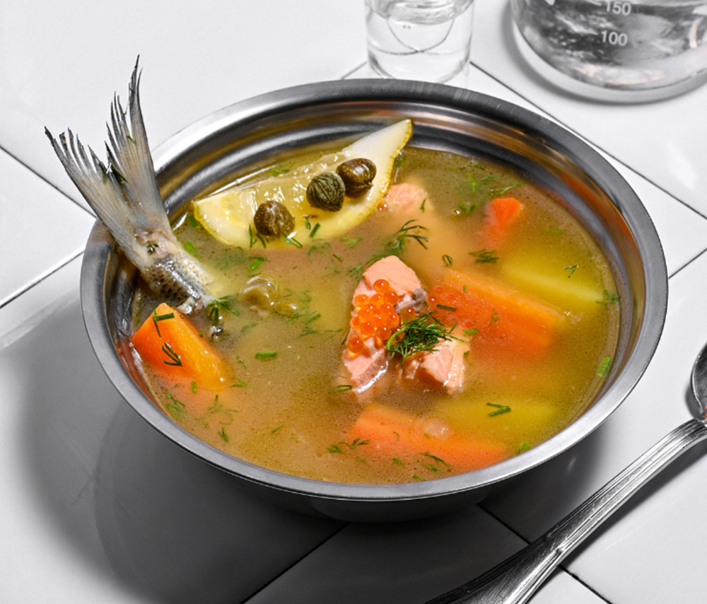 Hunter’s fish soup (Ukha)