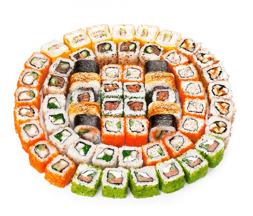 Большие наборы суши роллы фото 66