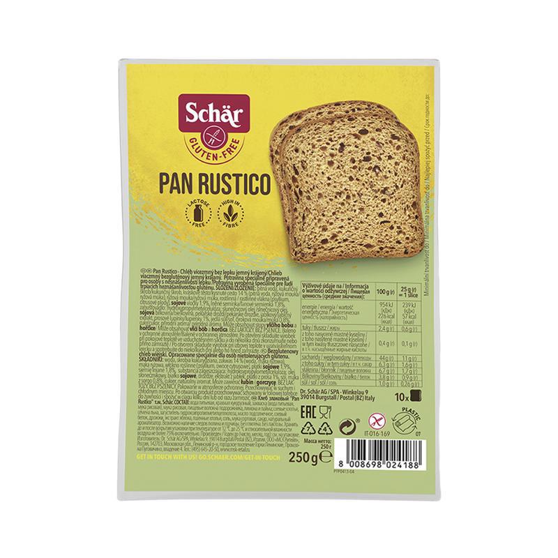 Հաց «Շար» Փան Ռուստիքո ա/գ/լ 250գր