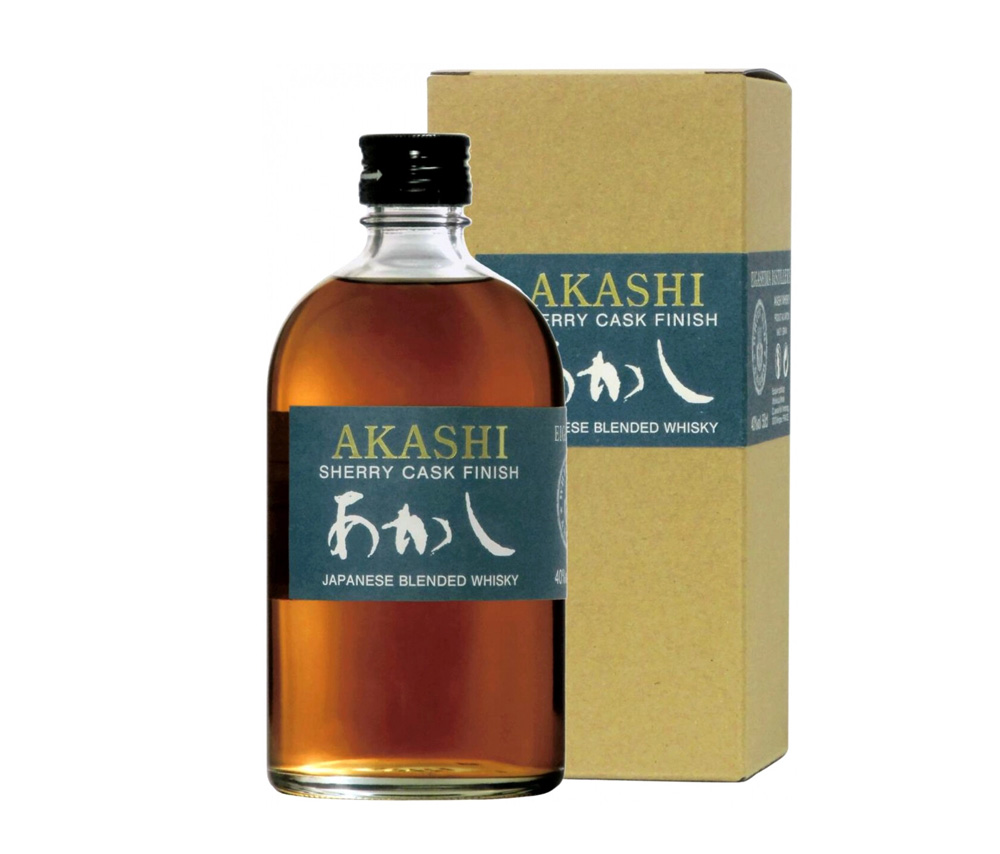 Վիսկի «Ակաշի» Շերրի Կասկ (տուփով ) 0.5լ