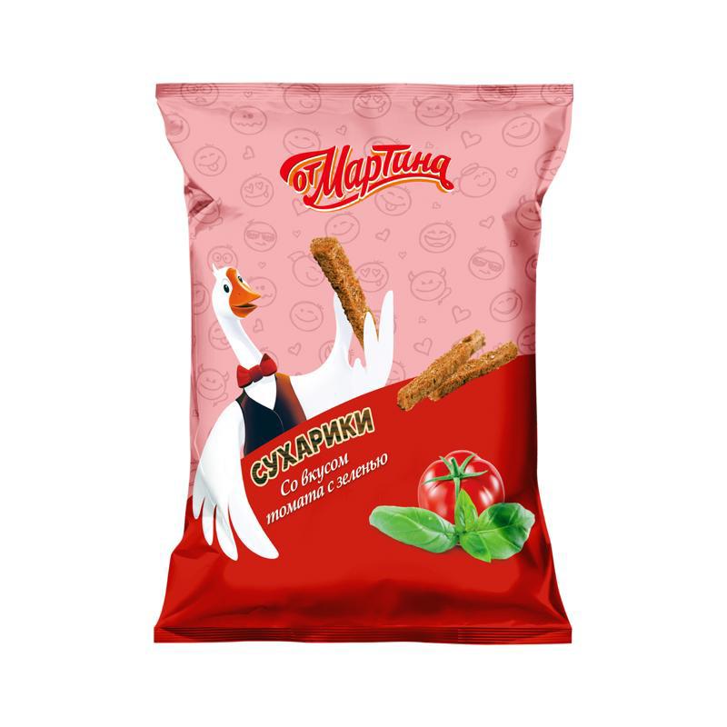 Չորահաց ձողիկներ «Օտ Մարտինա» լոլիկ և կանաչի 60գր