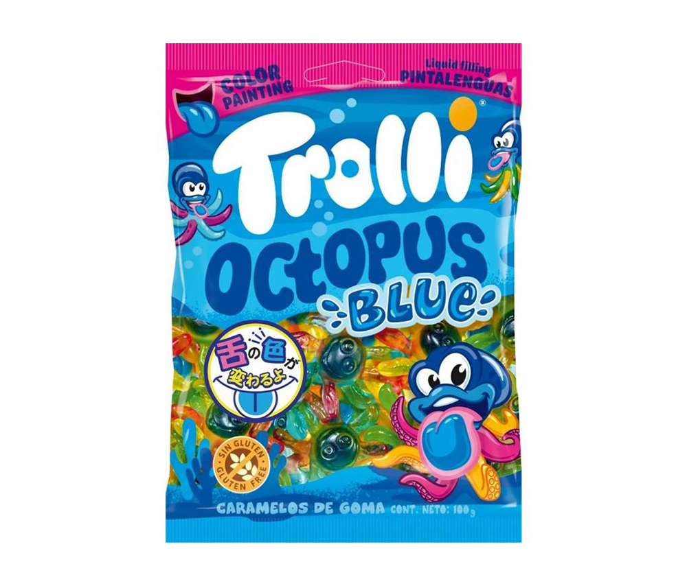 Կապույտ Ոթոտնուկ Ժելե Կոնֆետներ 100գ