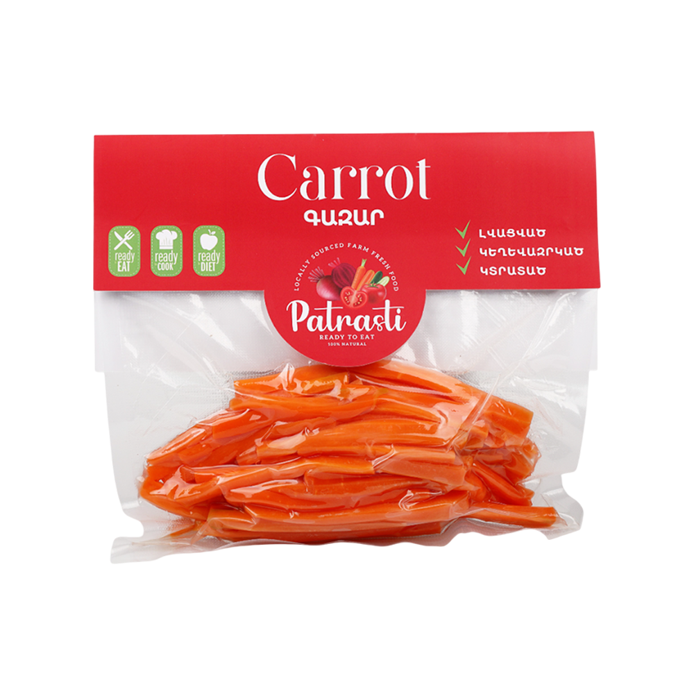 Sliced carrot "Patrasti" 500g