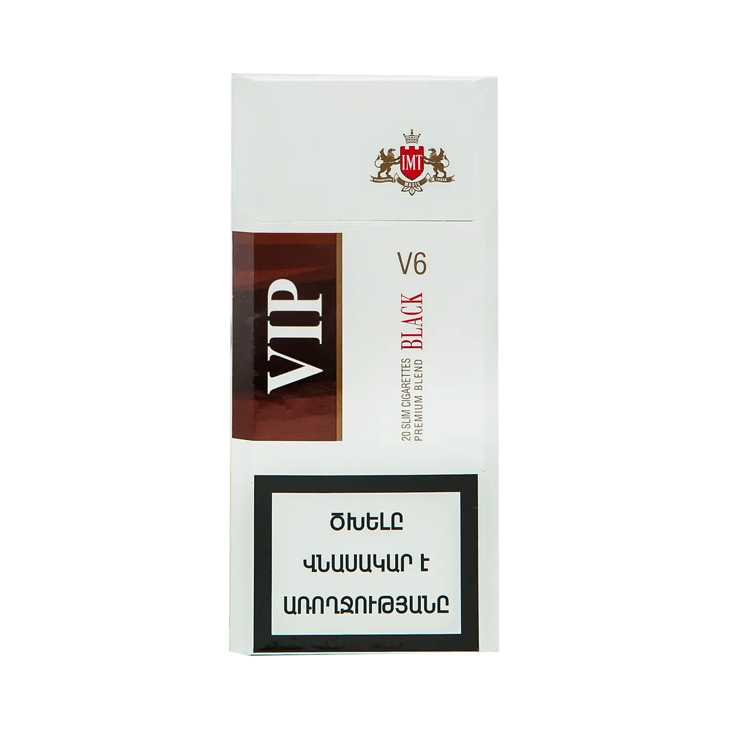 Cigarettes "VIP" black V6 SL 100/6.2