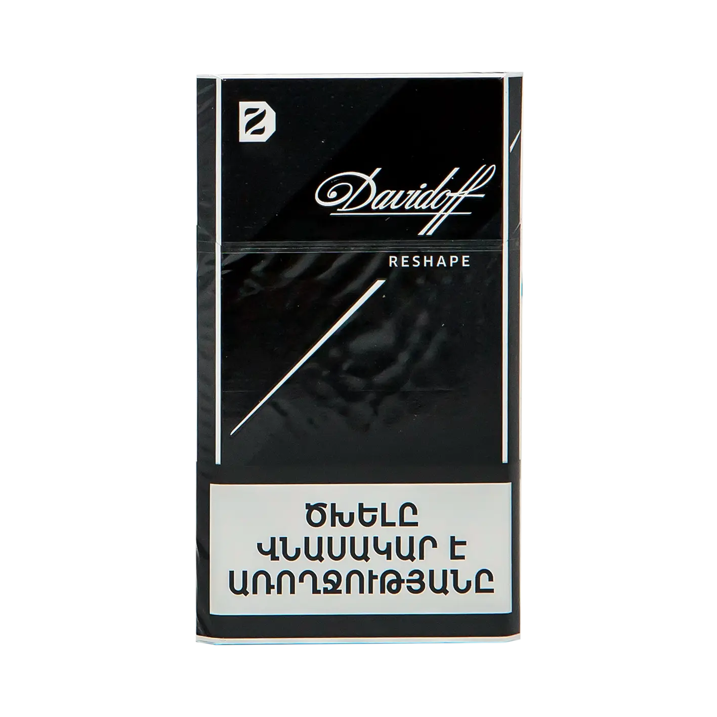 Cigarettes "Davidoff" Reshape, black