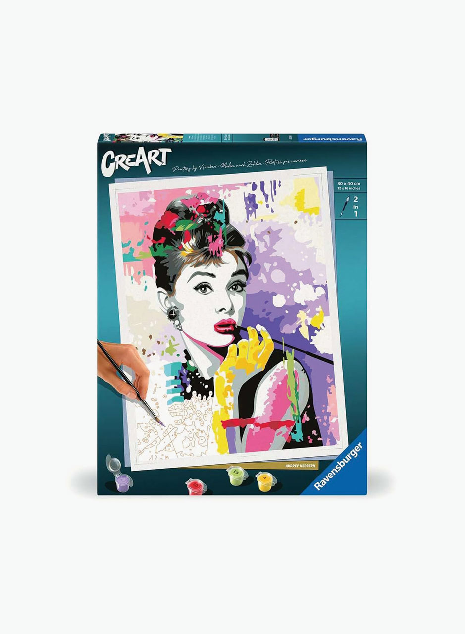 Ravensburger Картина по номерам "Одри Хепберн"