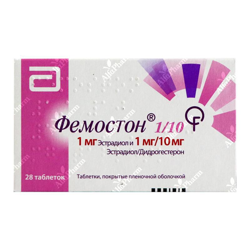 Фемостон  таб. п/о 1мг/10мг x 28