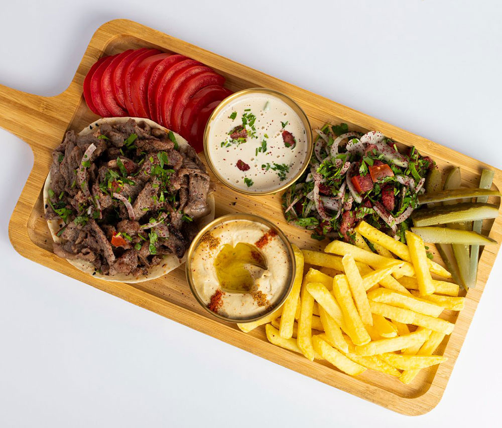Angus Shawarma Plate