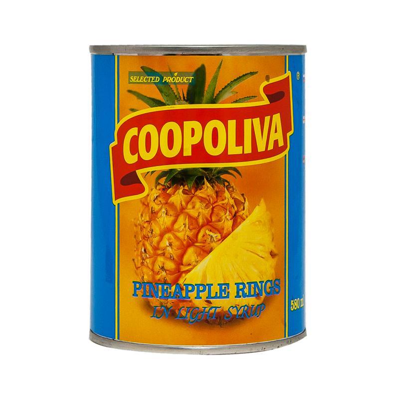 Ананас в сиропе "Кополива" кольца 580мл