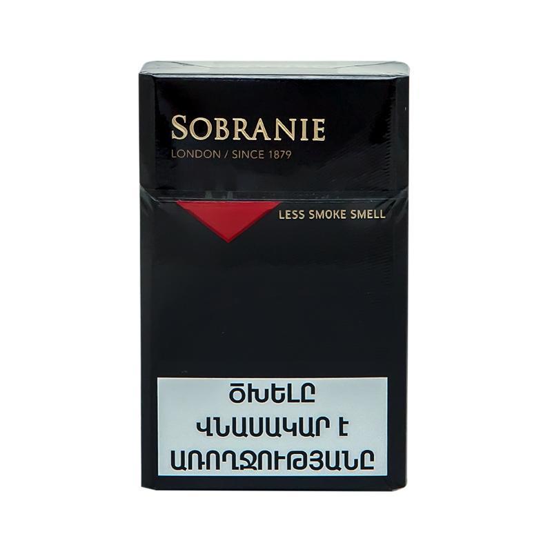 Cigarettes "Sobranie" black, king size