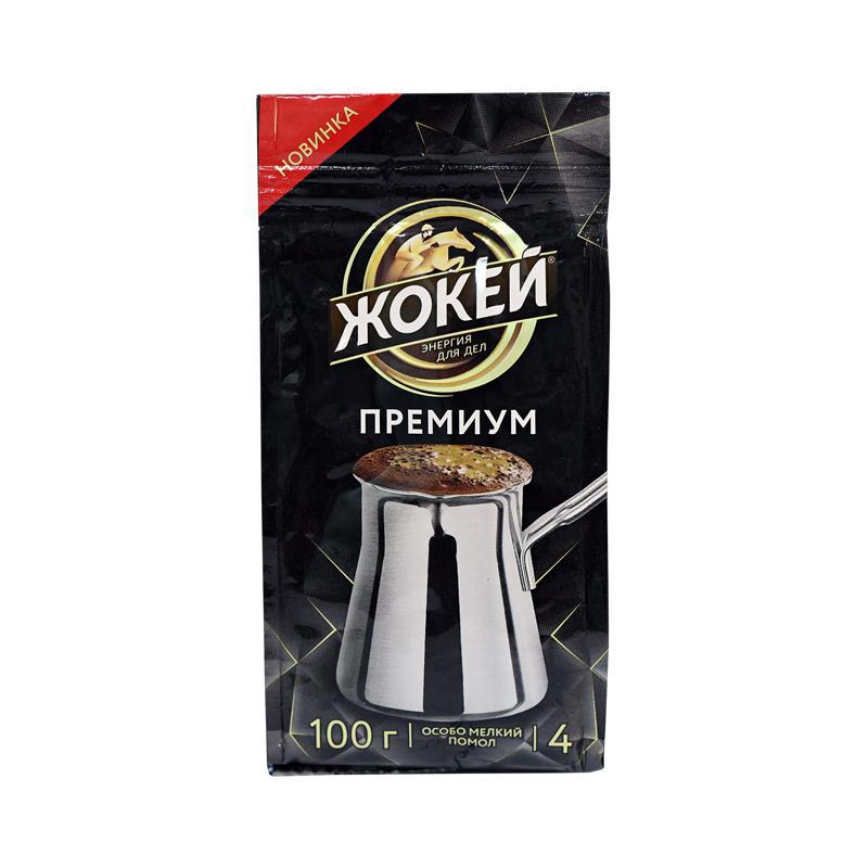 Ground coffee "Jockey" Premium 100g