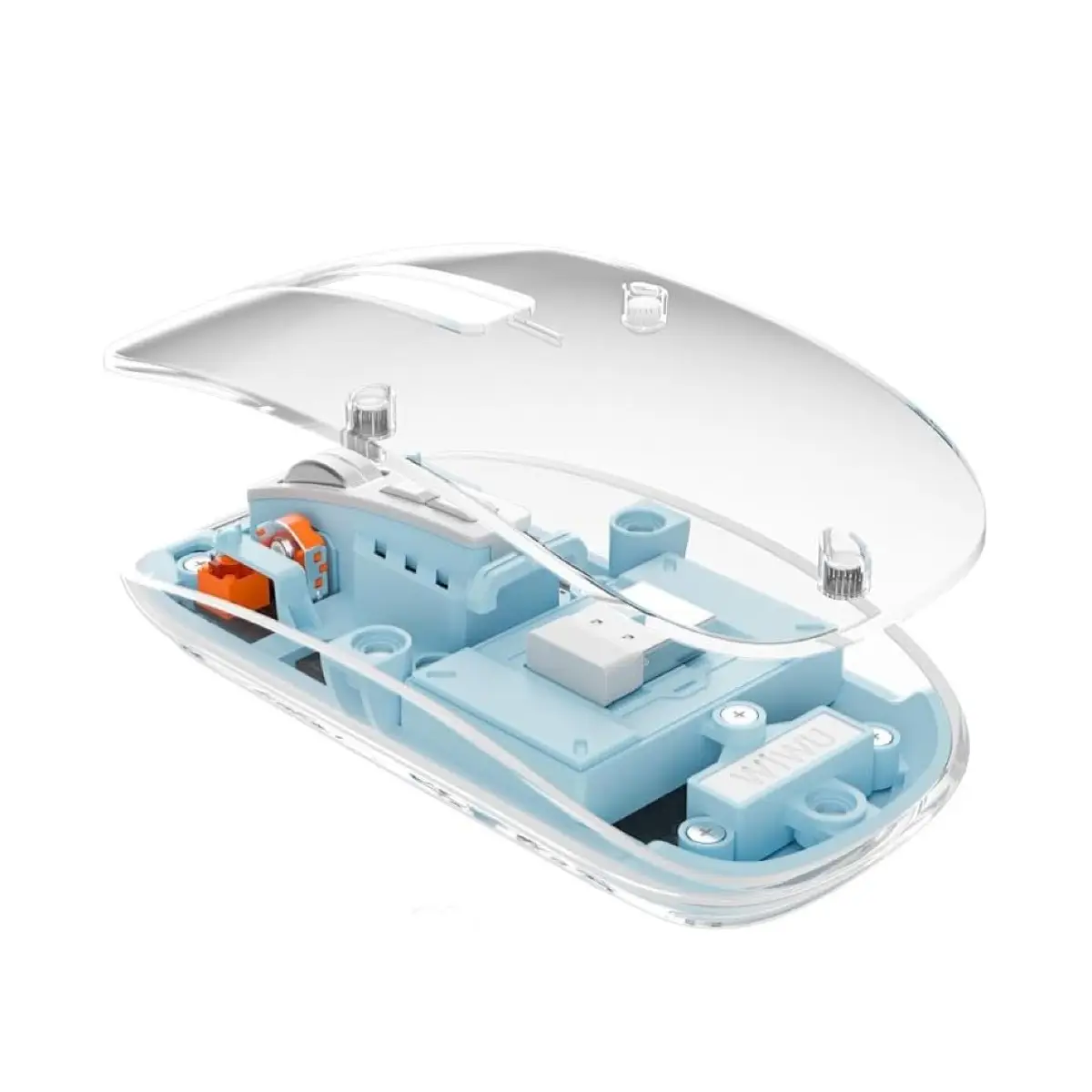  Մկնիկ Wiwu Crystal Wireless Magnetic Mouse WM105 Blue