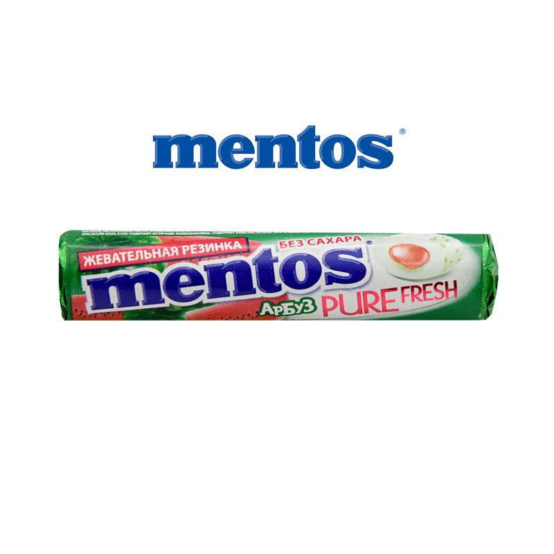 Chewing gum "Mentos" Pure, watermelon 15.5g