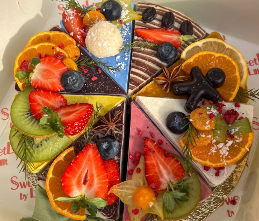Assorted cakes N2 (sugar-free, gluten-free, lactose-free) Vegan