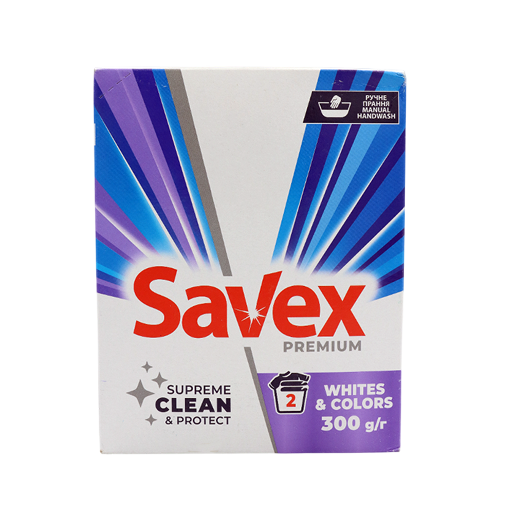 Washing powder "Savex" whites and colors 300g