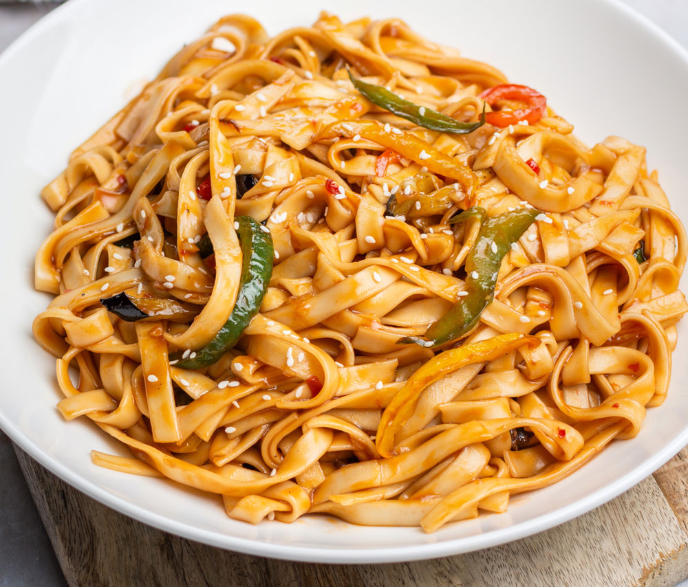 Удон с курицей