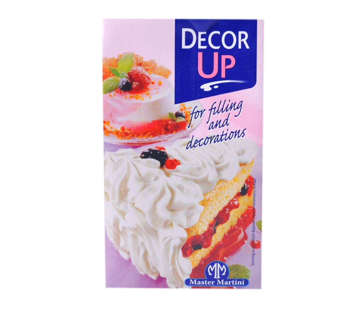 Сливки для торта decor up