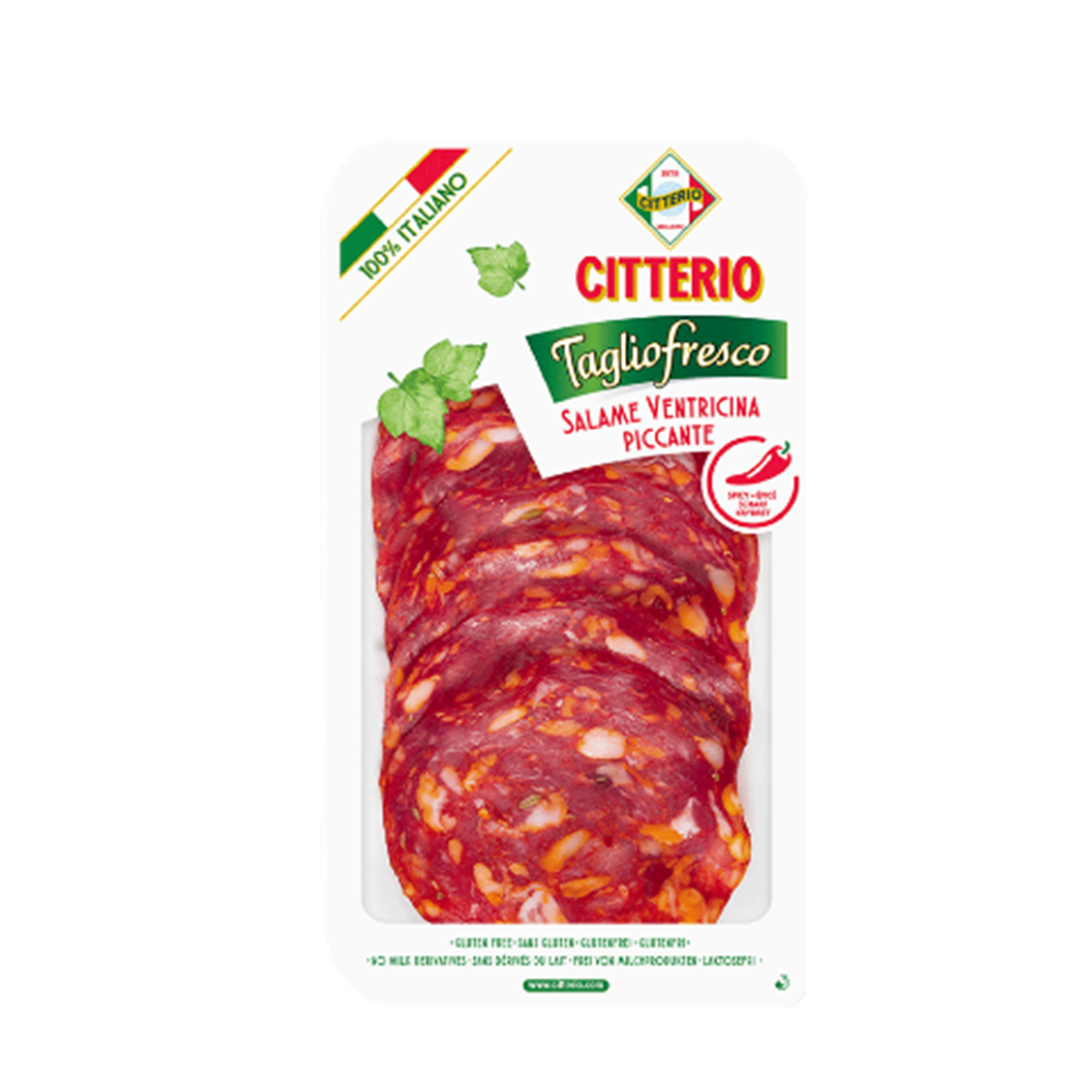 Սալյամի կտրատած Ventricina Piccante Tagliofersco Citterio, 70 g