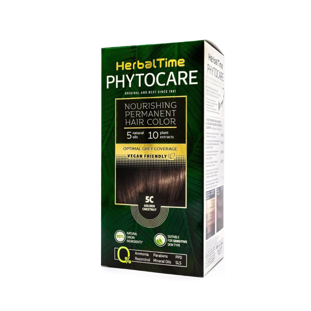 Մազերի ներկ "PHYTOCARE" 5C Ոսկեգույն շագանակագույն