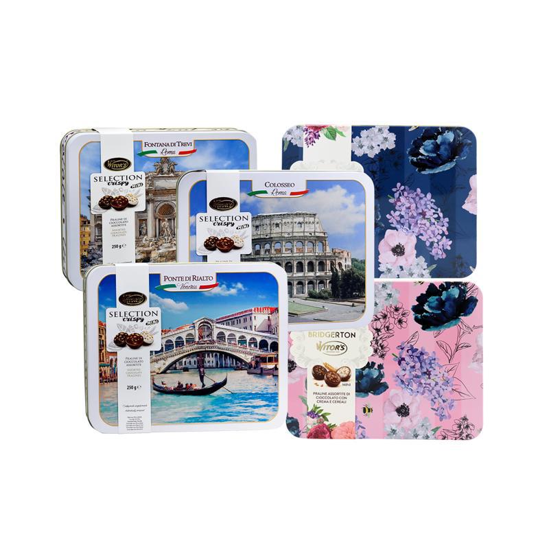 Chocolate box "Witors" assorted (can) 250g